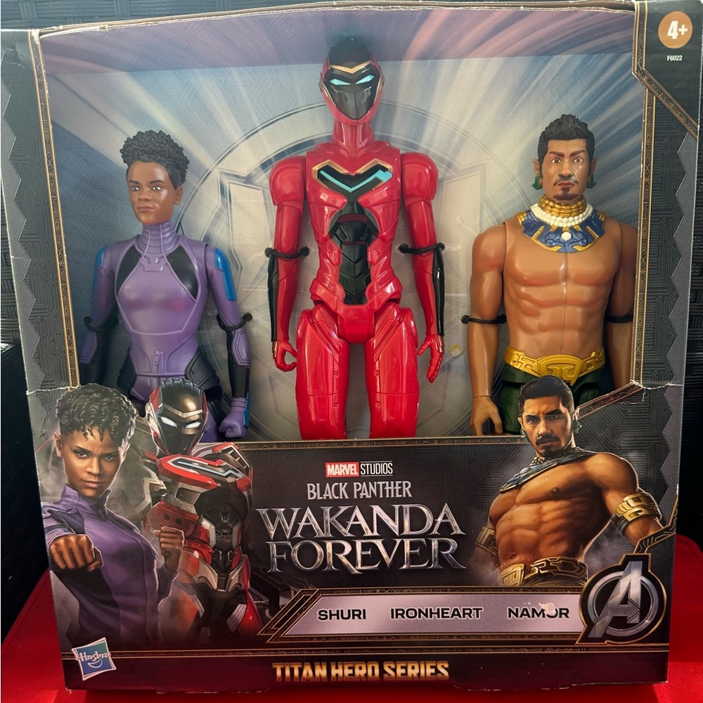 BLACK PANTHER WAKANDA FOREVER‎ MARVEL TITAN HERO SERIES NAMOR, SHURI & IRONHEART